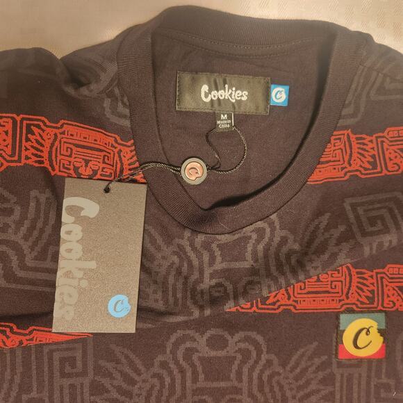 Cookies Clothing Co. New Aztec Design T-shirt, NWT Short Sleeve, size Medium - Picture 3 of 9